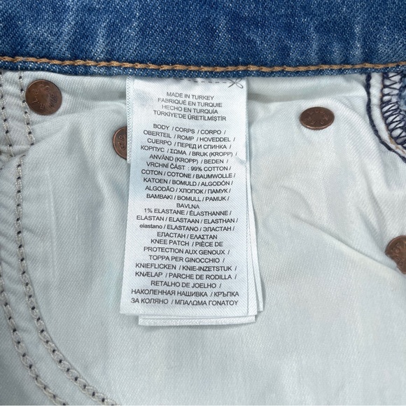 Polo Ralph Lauren Suede Patches Jeans 25 - Picture 10 of 15